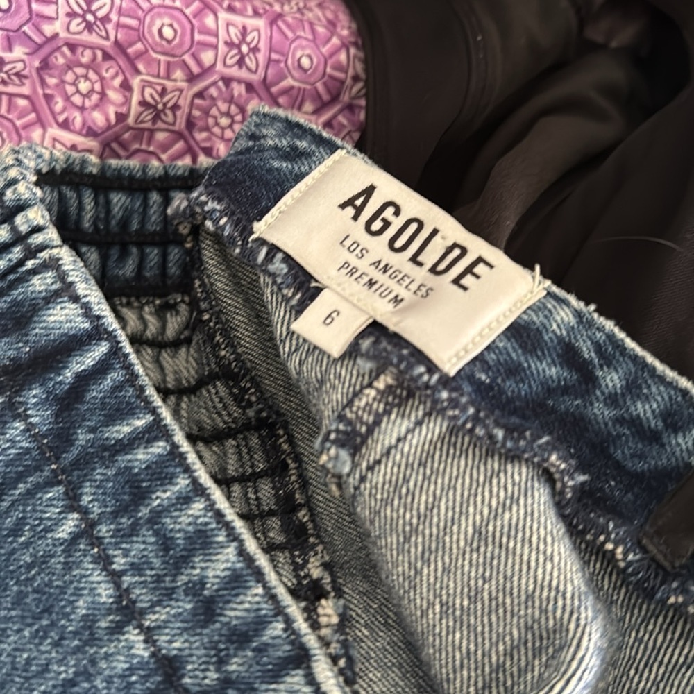 Agolde Sandy Strapless All In One Short in Remendy - Picture 8 of 8